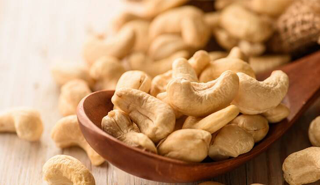 Nutritional value and use of cashew kernels