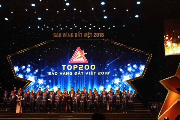 Nafoods vinh dự lọt top 200 doanh nghiệp đạt Giải thưởng Sao vàng Đất Việt năm 2018